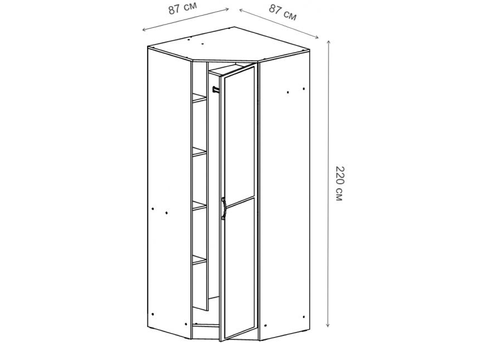 Угловая 15. Шкаф угловой 