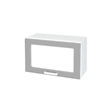 Дина ШВГС 600 шкаф верхний горизонтальный со стеклом