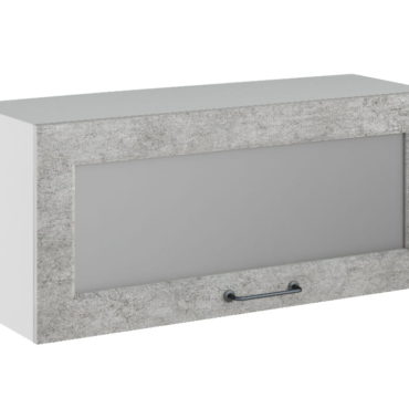 Капри ВПГС 800 шкаф верхний высокий горизонтальный со стеклом