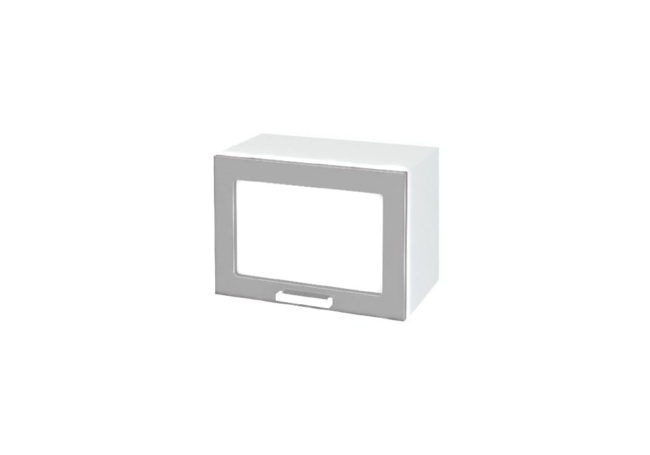 Лира ШВГС 500 шкаф верхний горизонтальный со стеклом