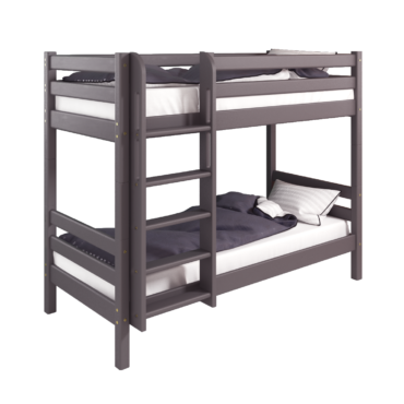Вариант 9 Двухъярусная кровать Соня Лаванда с прямой лестницей