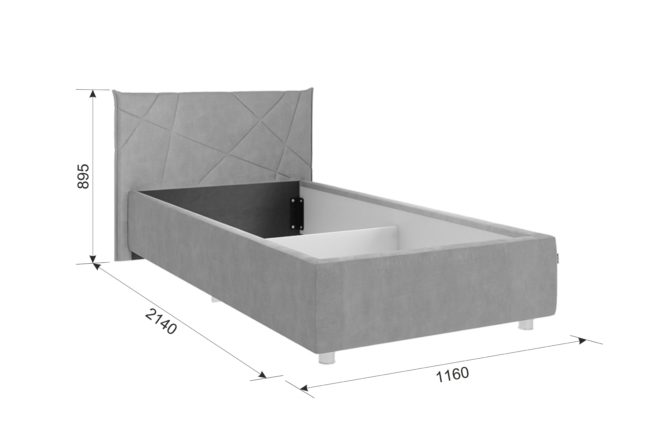 Кровать с основанием Бест 90х200 см